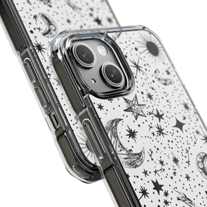 Retro Space Odyssey - Phone Case for iPhone (Clear Impact - Magnetic)