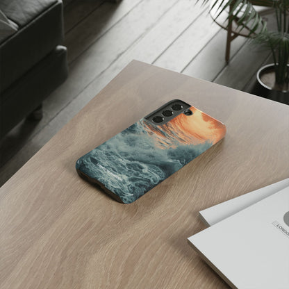 Fiery Wave Power - Tough Samsung S22 Phone Case