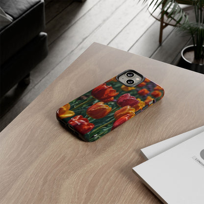 Tulips Embrace Breeze - iPhone Case