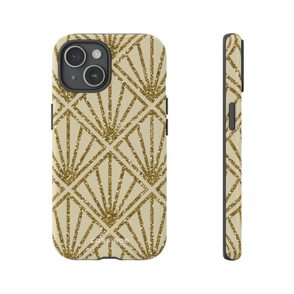 Gold Diamond Radiance iPhone 15 Case - Tough