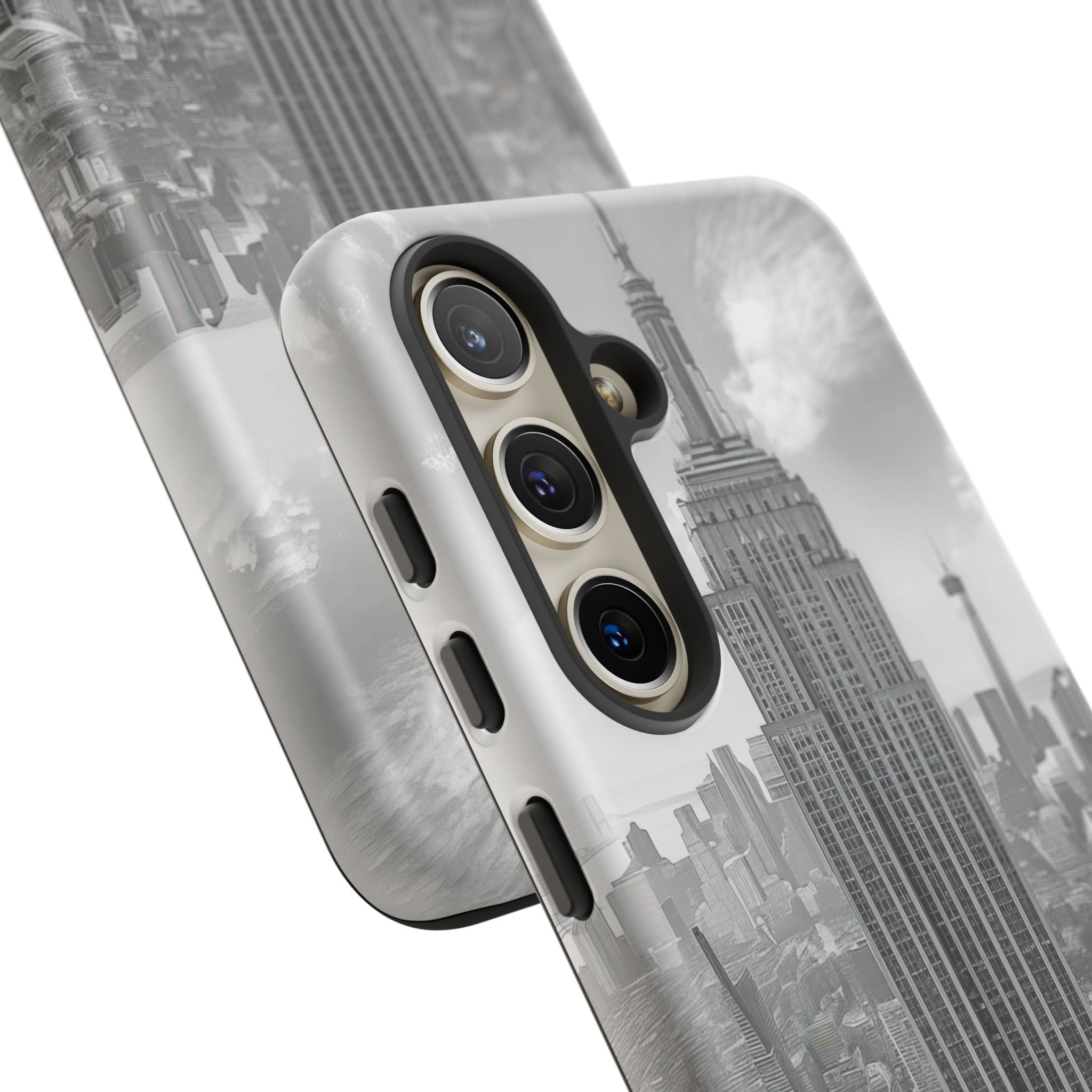 Grayscale Urban Elegance - For Samsung S24