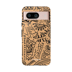 Mystic Tribal Geometry | Protective Phone Case for Google Pixel