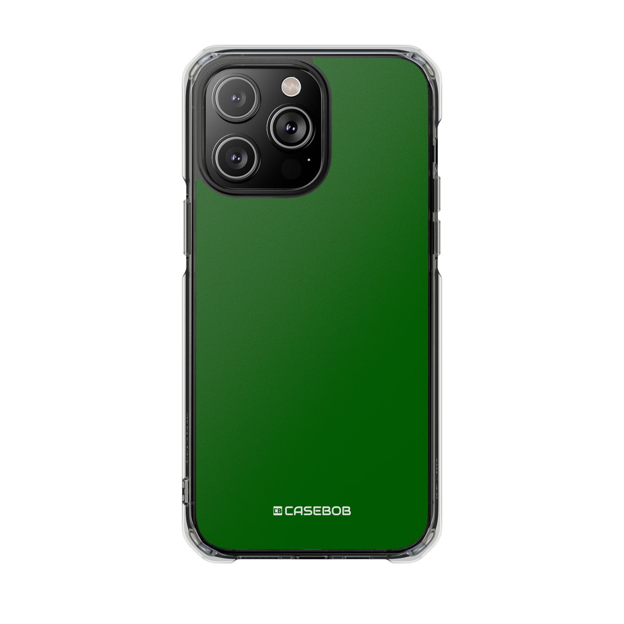 Dark Green | Phone Case for iPhone (Clear Impact Case - Magnetic)