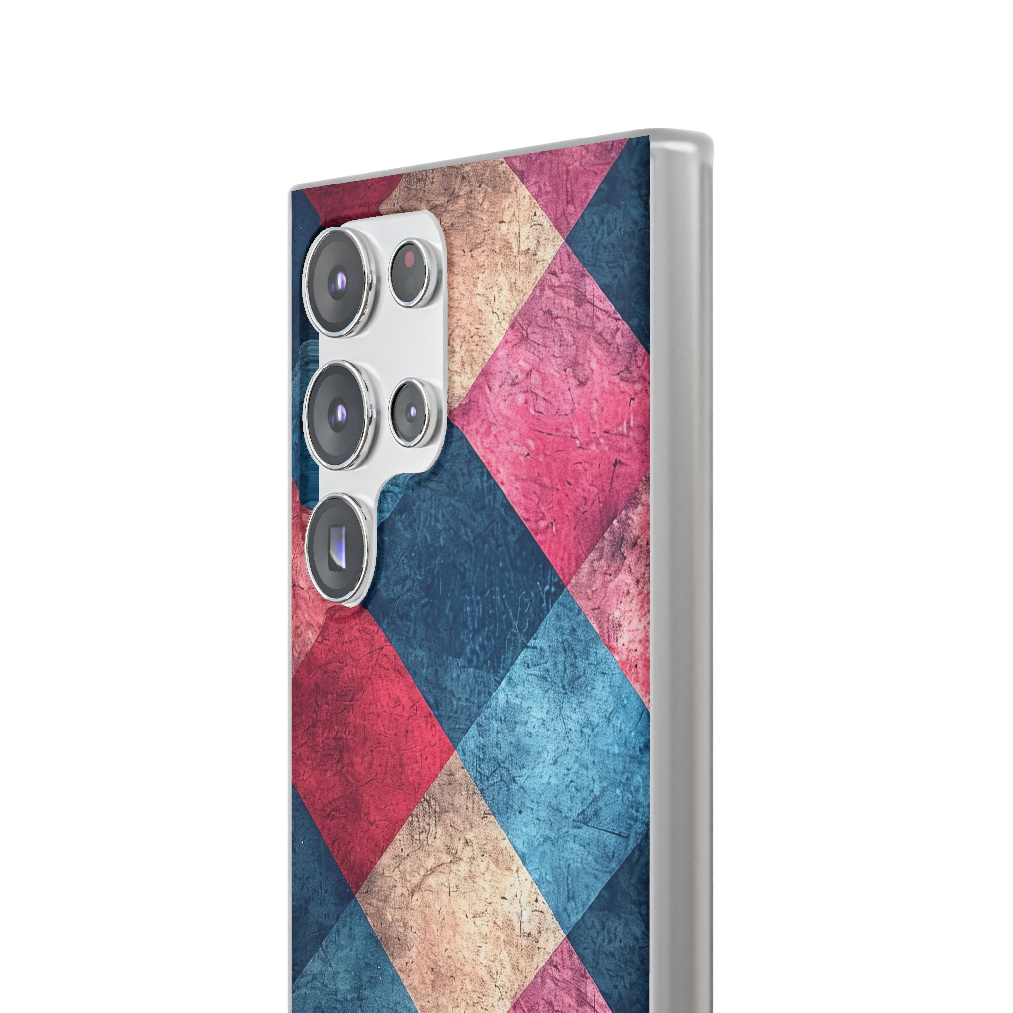 Bold Geometric Squares - Flexi Samsung S23 Phone Case