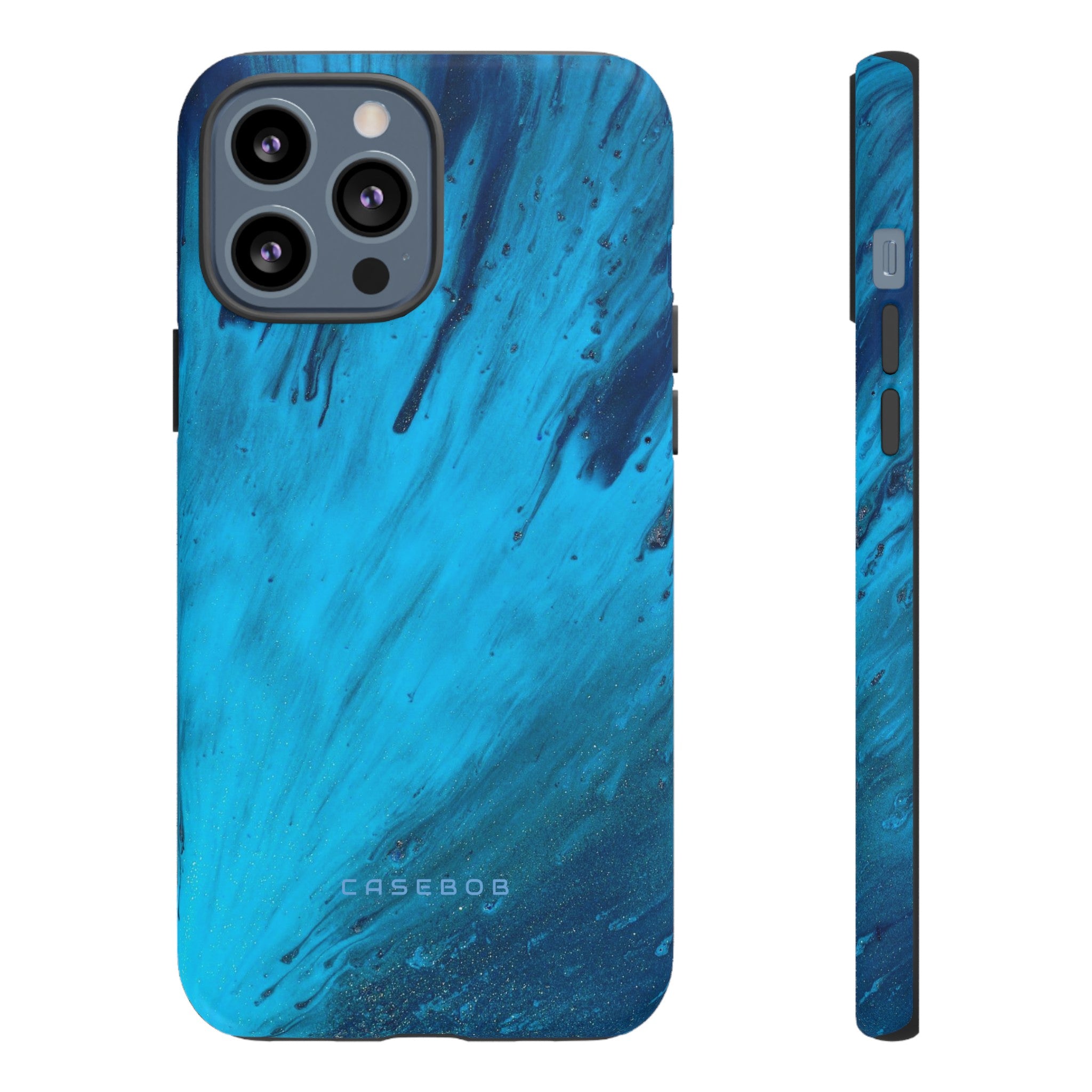 Light Blue Ink Art | Phone Case