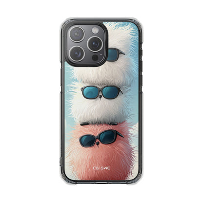 Fluffy Creatures Stack iPhone Case - Impact