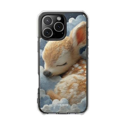 Dreaming Fawn Sleeps iPhone Case - Impact