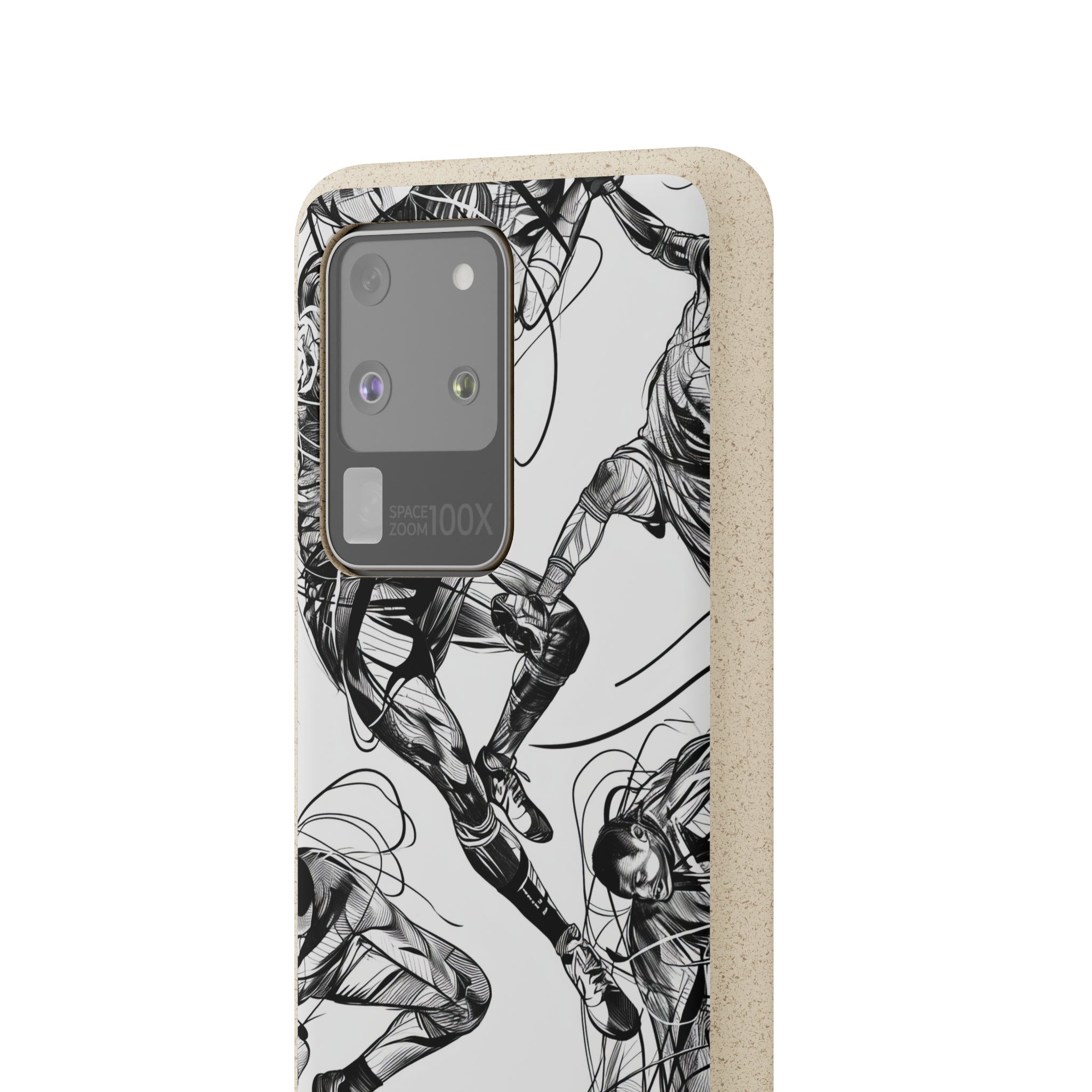 Dynamic Athletic Surrealism | Biodegradable Phone Case