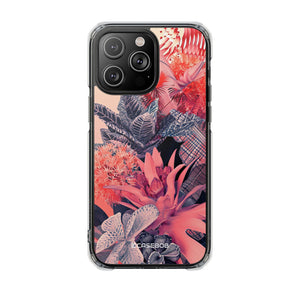 Living Coral Design | Handyhülle für iPhone (Clear Impact Case – magnetisch) 