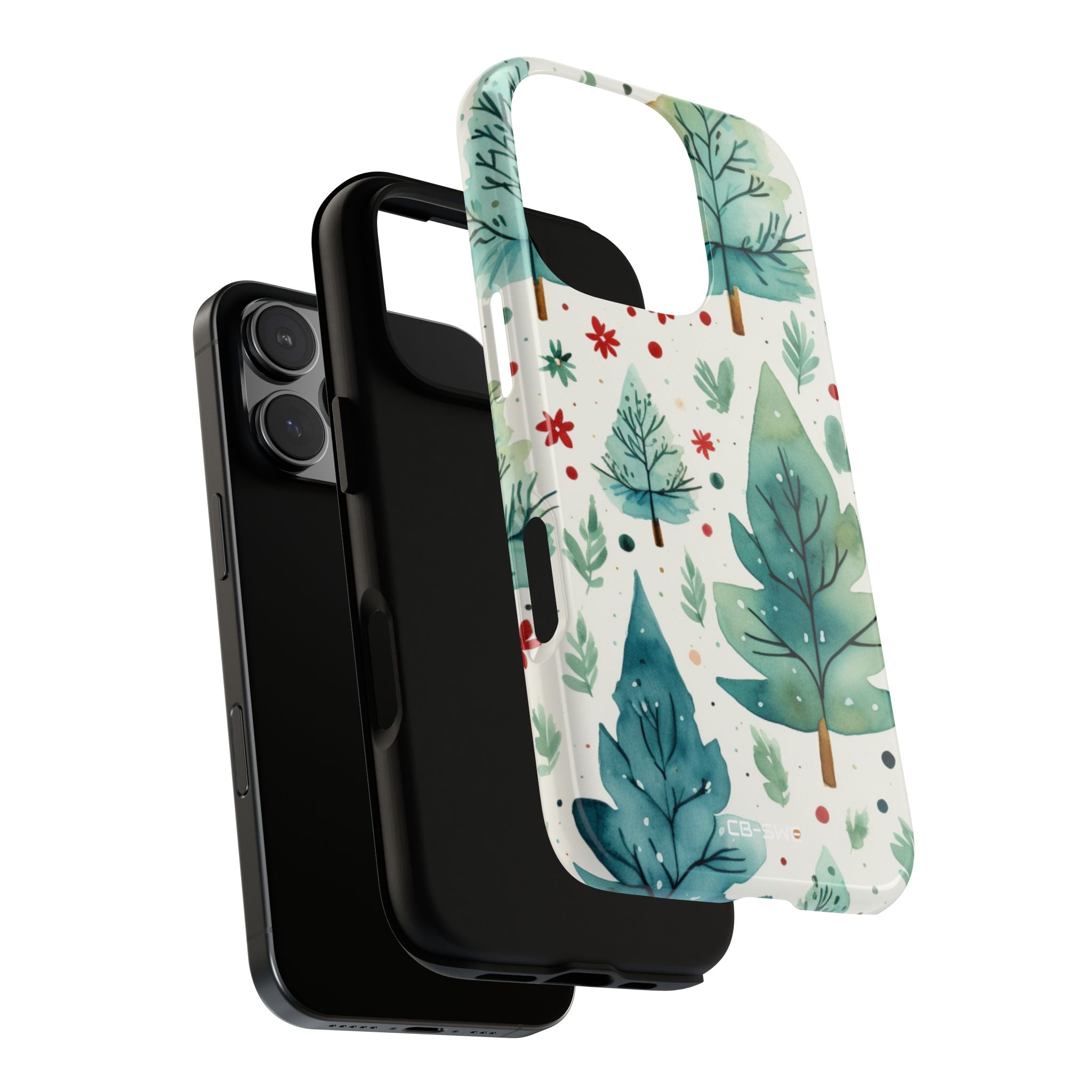 Joyful Evergreen Dance - iPhone Case