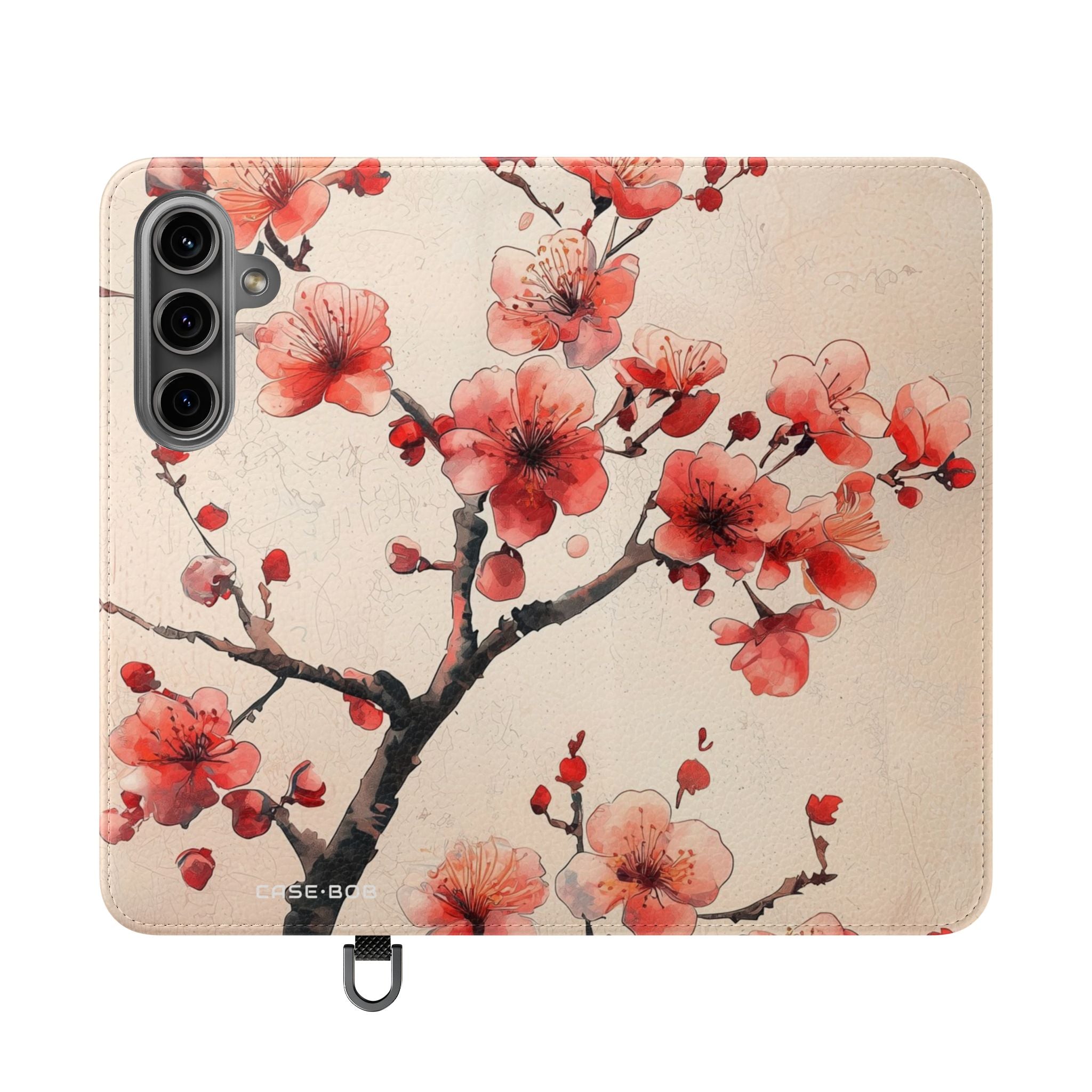 Cherry Blossom Breeze - Samsung S24 Case - Wallet