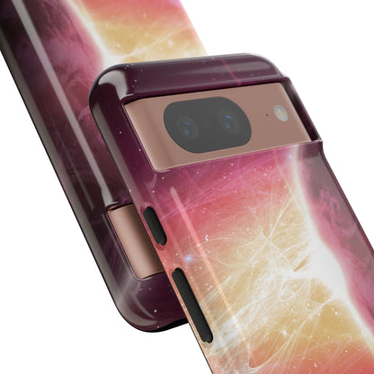 Purple Planets in Space - Protective Phone Case