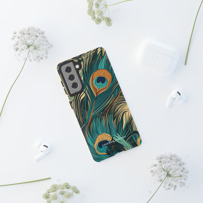 Art Nouveau Peacock Elegance  Samsung S21 - Tough Phone Case