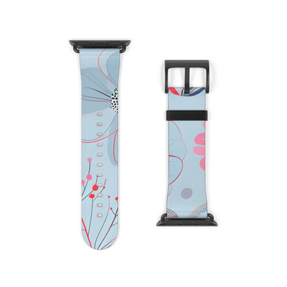 Outlined Bloom Radiance - Watch Band