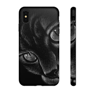 Pencil Drawing Cat - Protective Phone Case