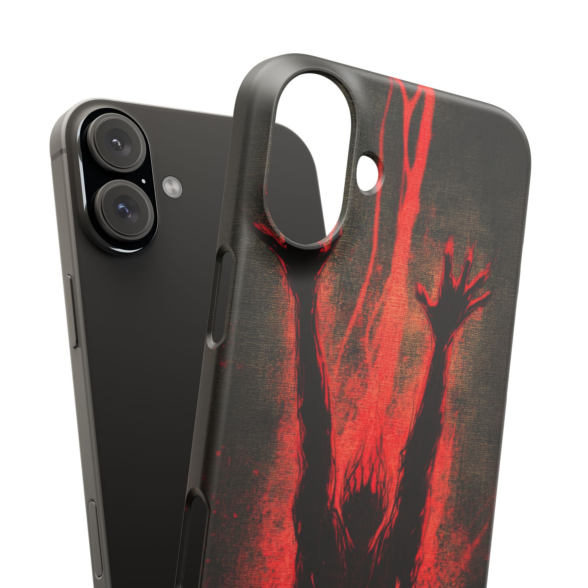 Gothic Crimson Ascension iPhone 16 - Slim Phone Case