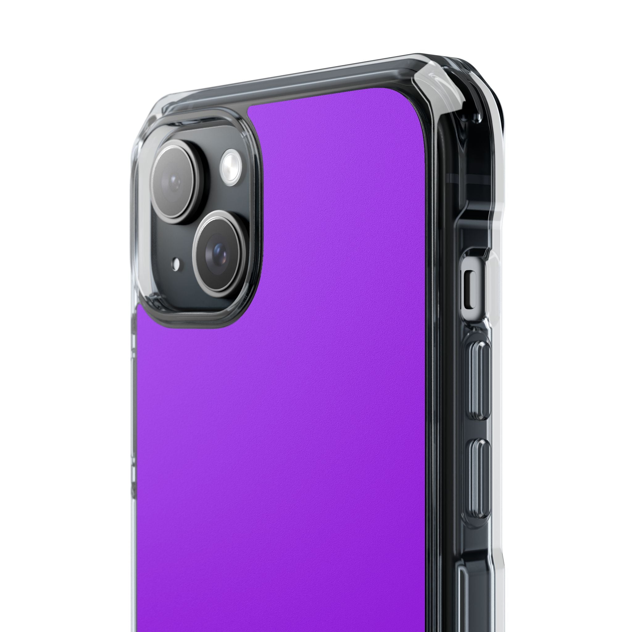 Purple Charm - Clear Impact Case for iPhone