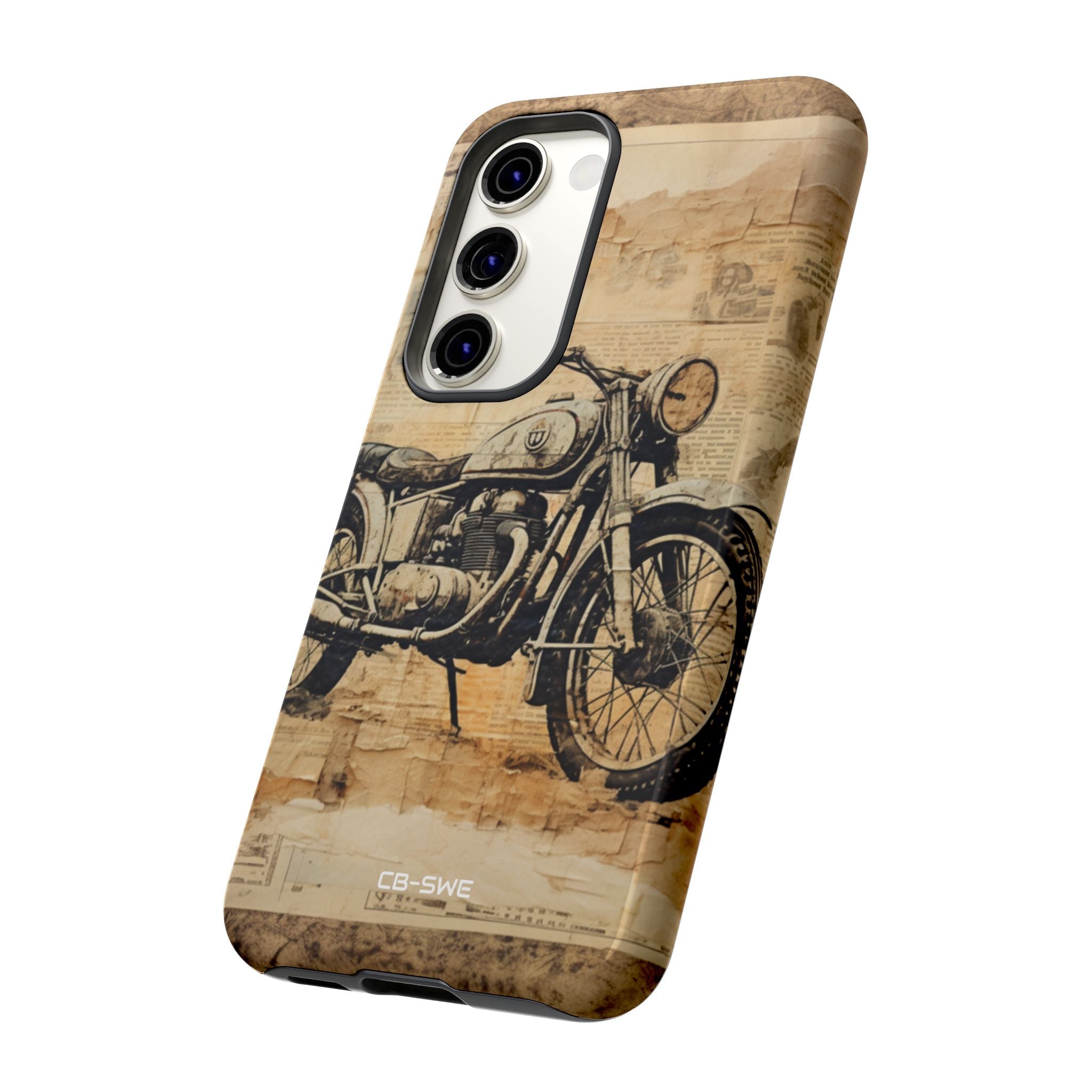 Vintage Motorcycle Collage - Samsung Case