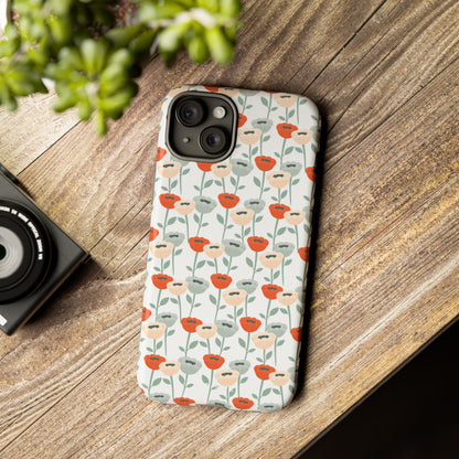 Minimalist Floral Elegance - iPhone Case