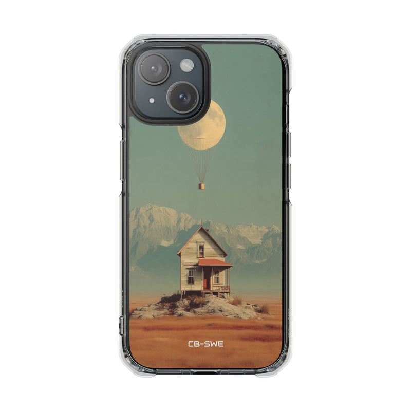 Moon Hovers Low iPhone Case - Impact