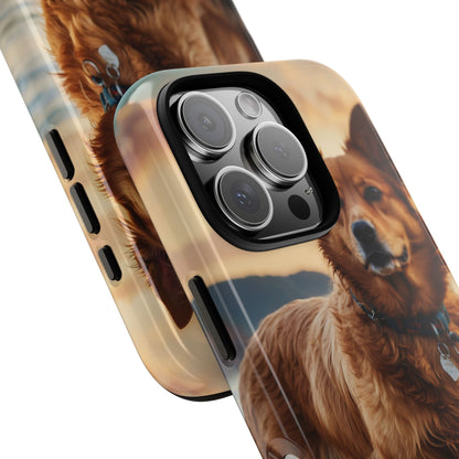 Golden Dog Plays - iPhone Case