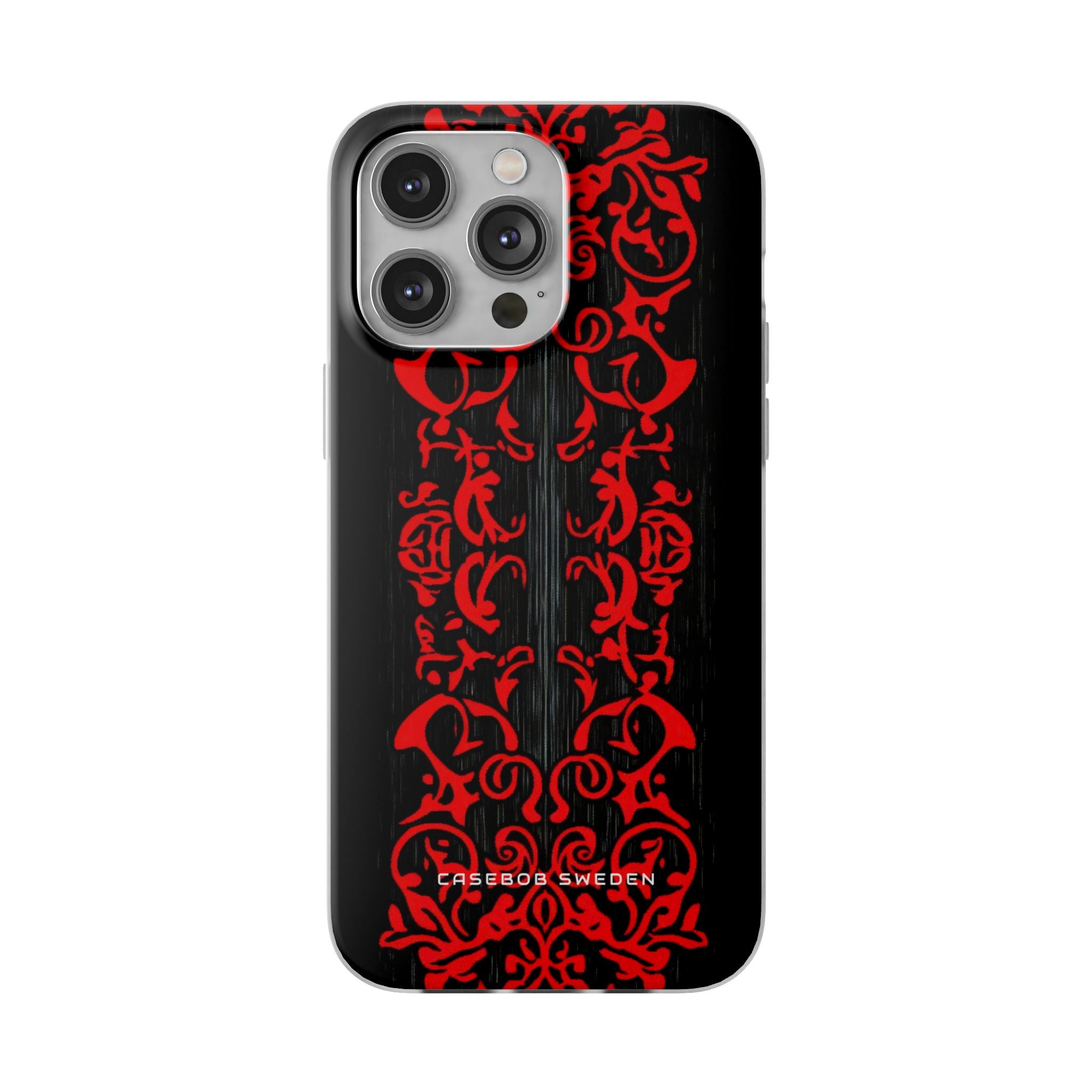 Gothic Crimson Symmetry iPhone 14 - Flexi Phone Case