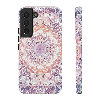 Purple Pink Mandala - Tough Samsung S22 Phone Case