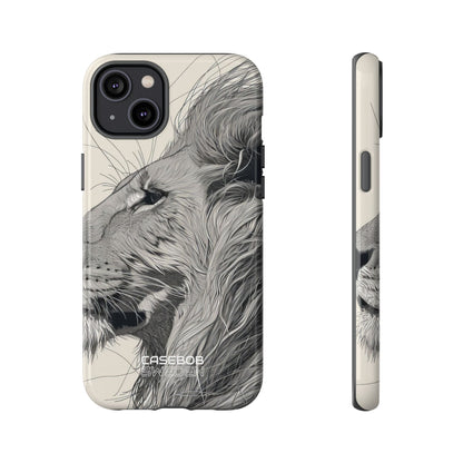 Majestic Lion Profile iPhone 14 - Tough