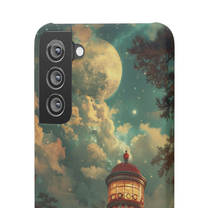 Vintage Moonlit Diner Fantasy Samsung S21 - Slim Phone Case