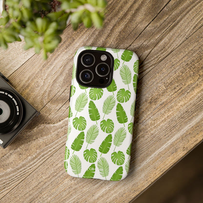 Tropical Leaf Harmony - iPhone Case