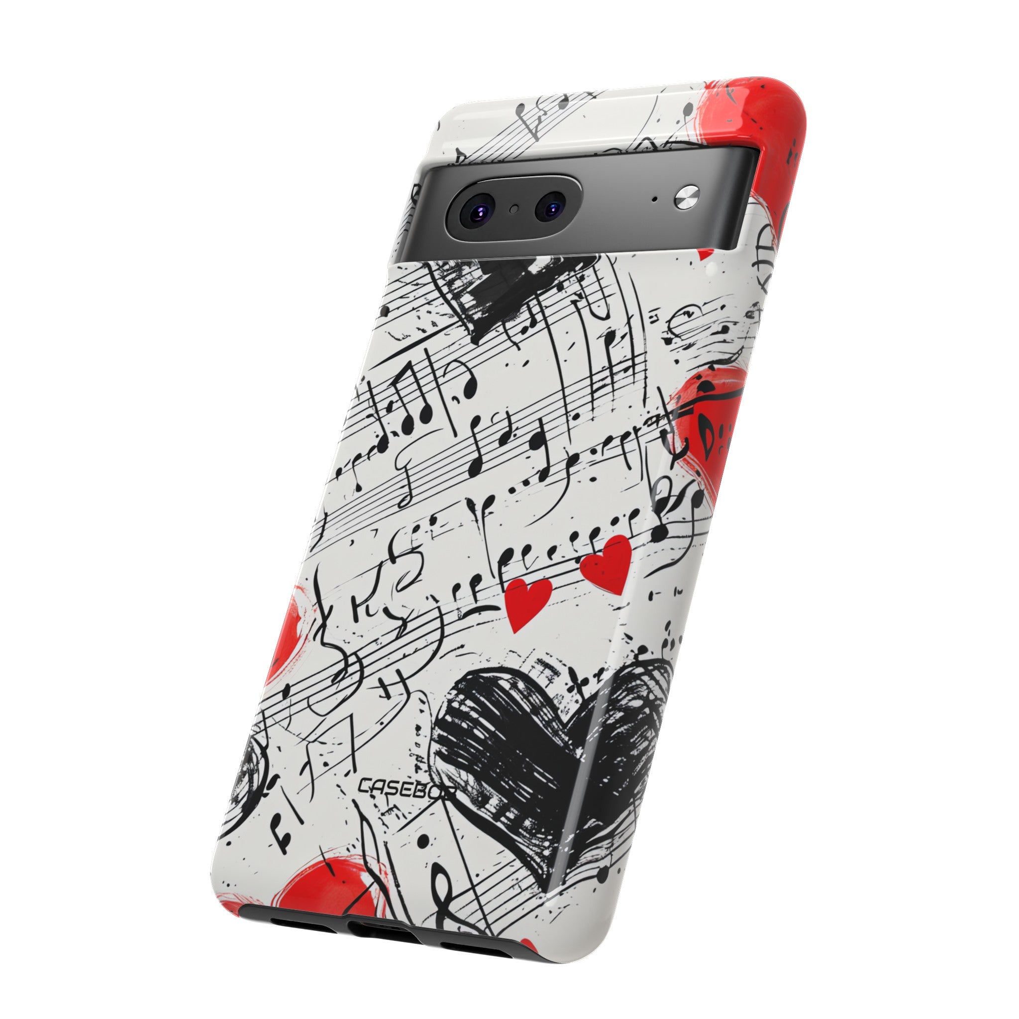 Melodic Love Notes - Protective Pixel Case - Protective Phone Case