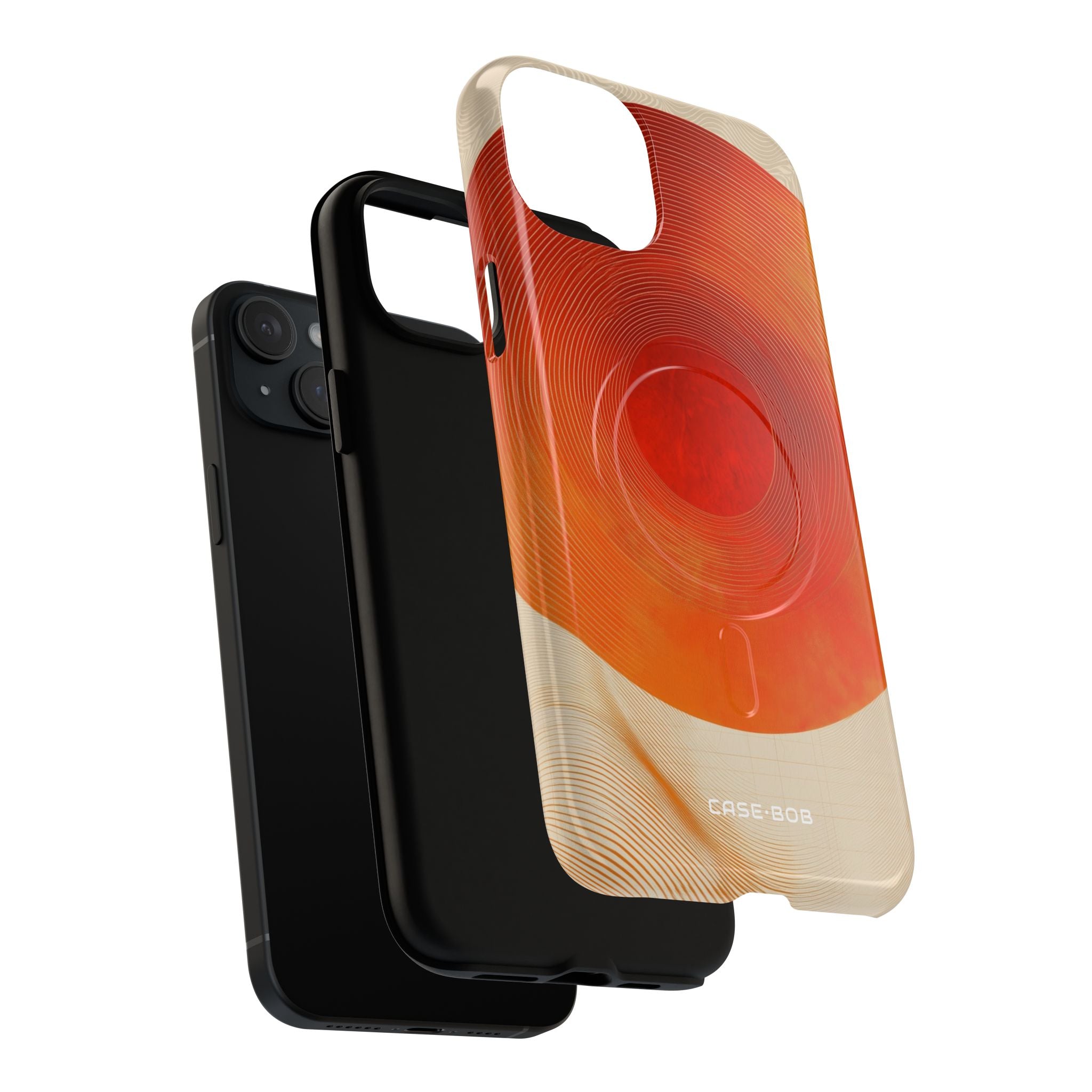 Sunburst Swirl iPhone 15 Plus Case - Tough+