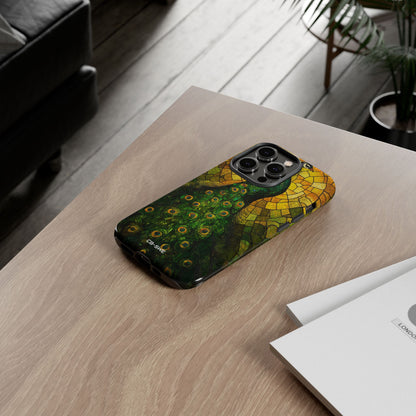 Peacock Spreads Light - iPhone Case