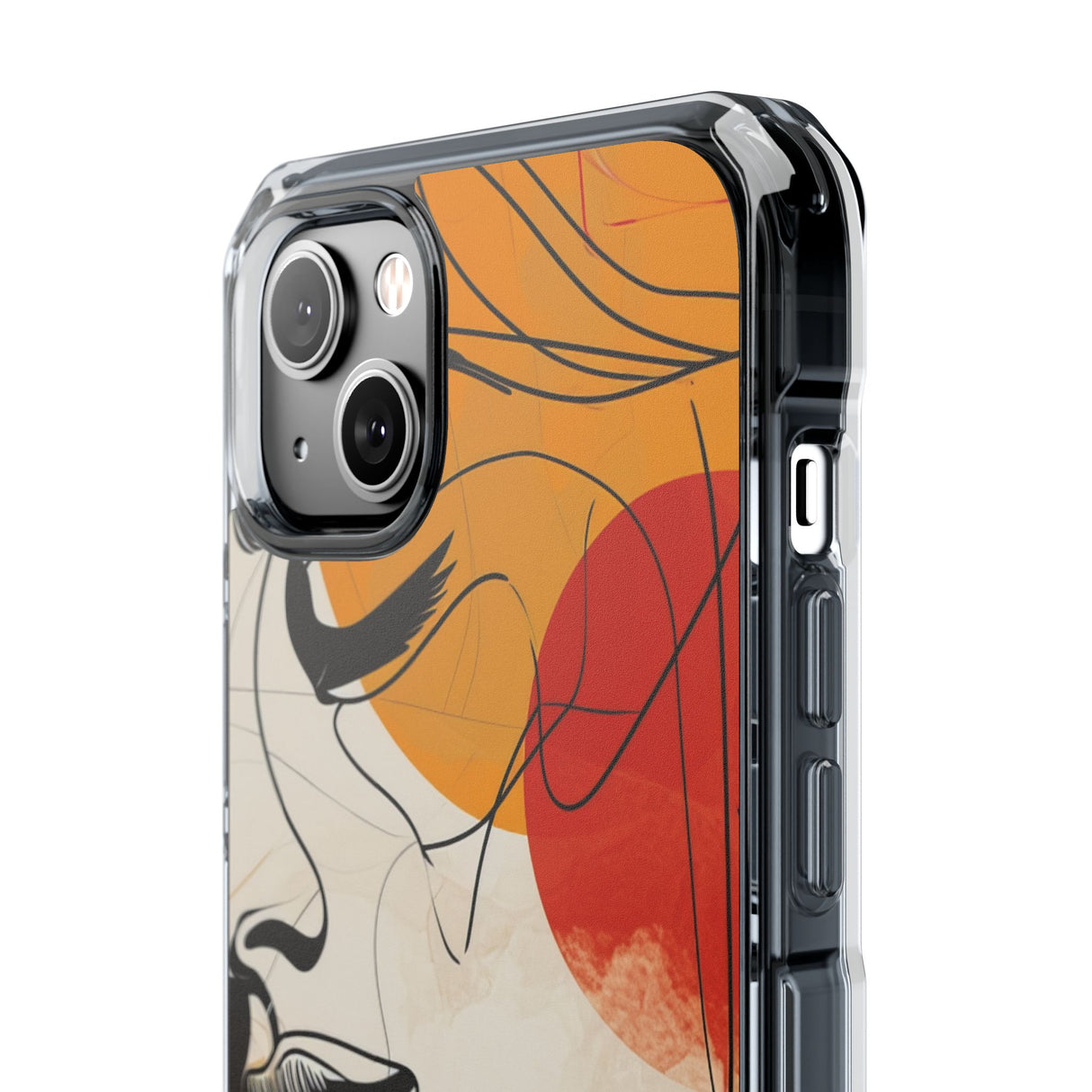 Contemplative Warmth - Phone Case for iPhone (Clear Impact - Magnetic)