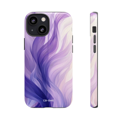 Flowing Purple Whispers - iPhone Case