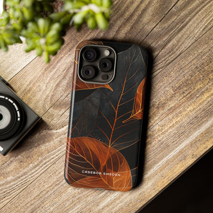 Autumn Leaf Elegance iPhone 15 - Tough Phone Case