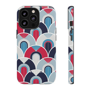 Blue Retro - Protective Phone Case