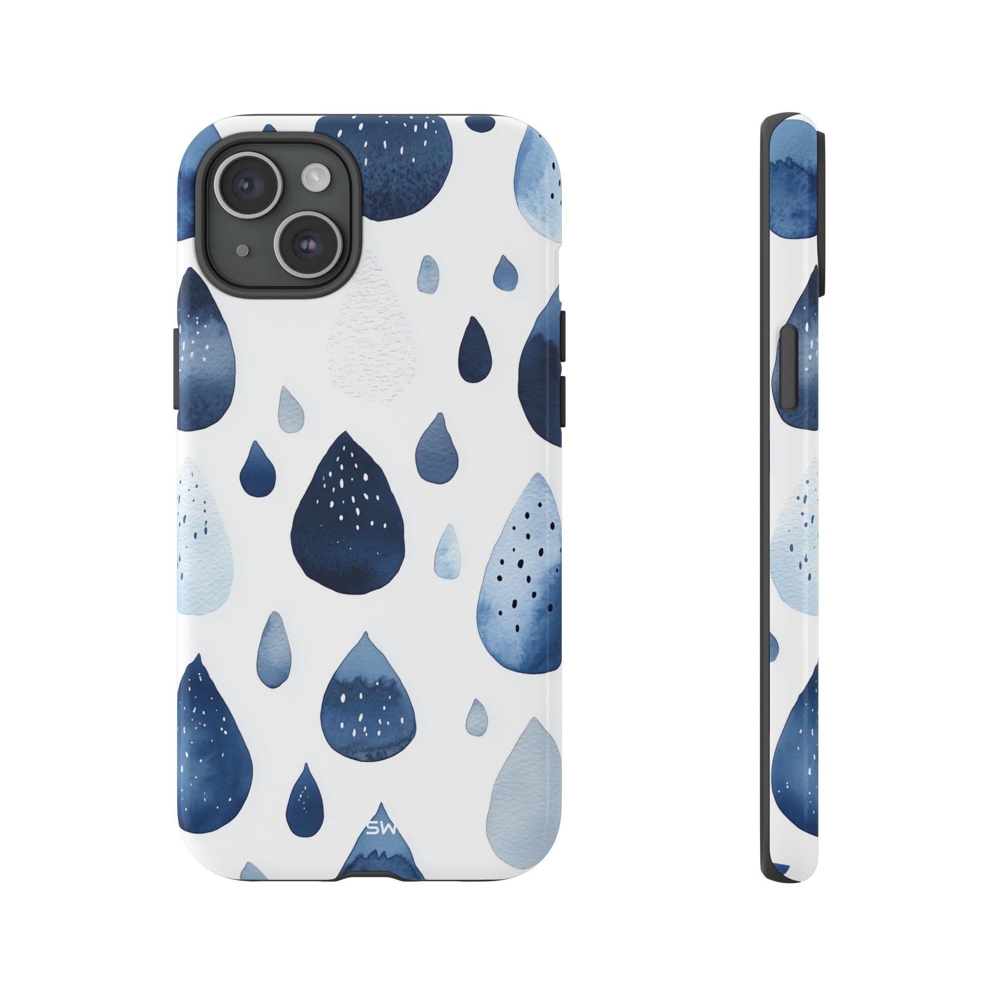 Droplets Flow Softly - iPhone Case
