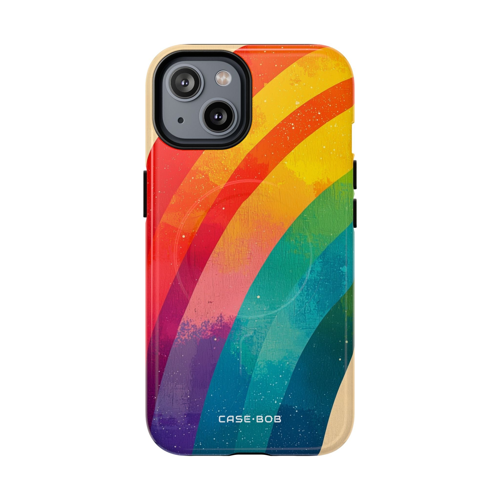 Textured Rainbow Arc iPhone 14 Case - Tough+