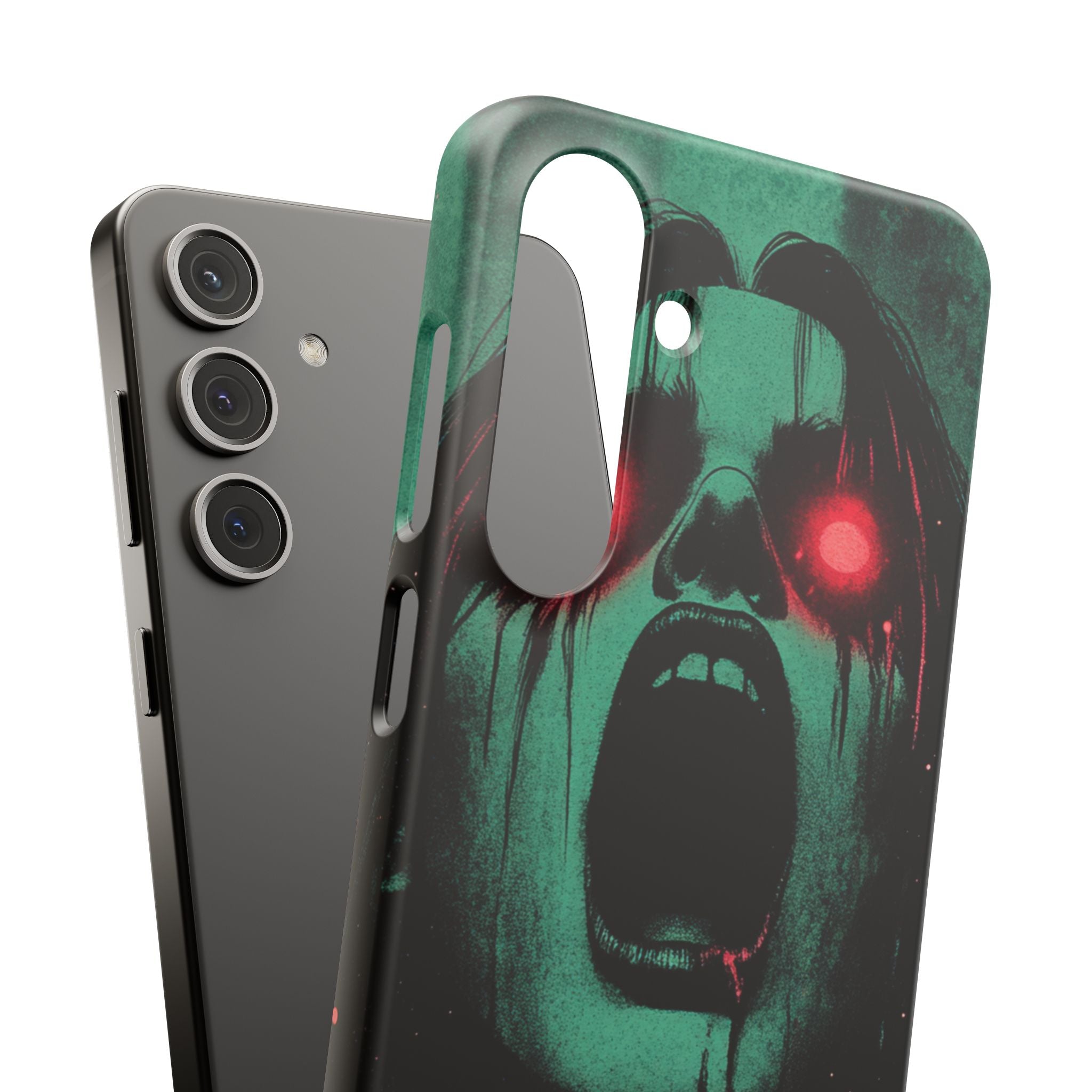 Haunting Glow of Gothic Eyes Samsung S24 - Slim Phone Case