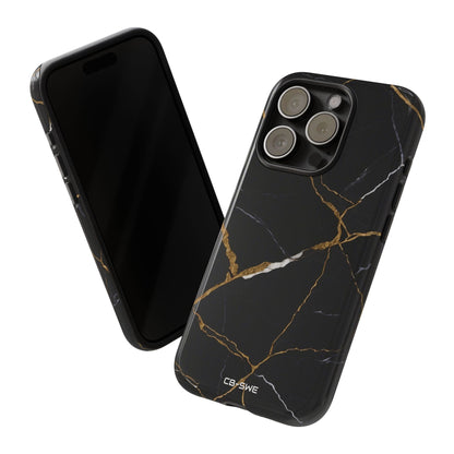 Golden Veins Emerge - iPhone Case