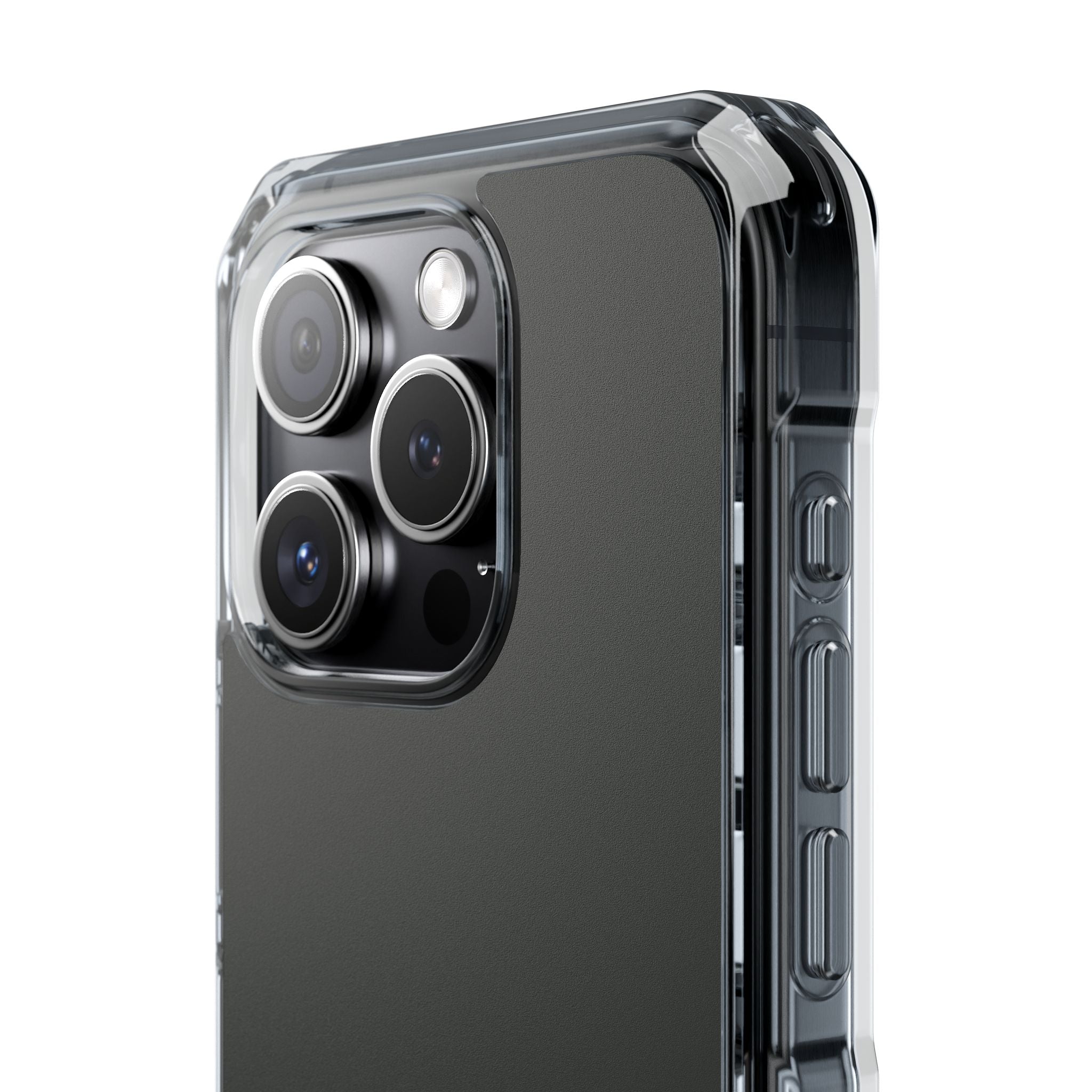 Onyx Black - Clear Impact iPhone 15 Phone Case