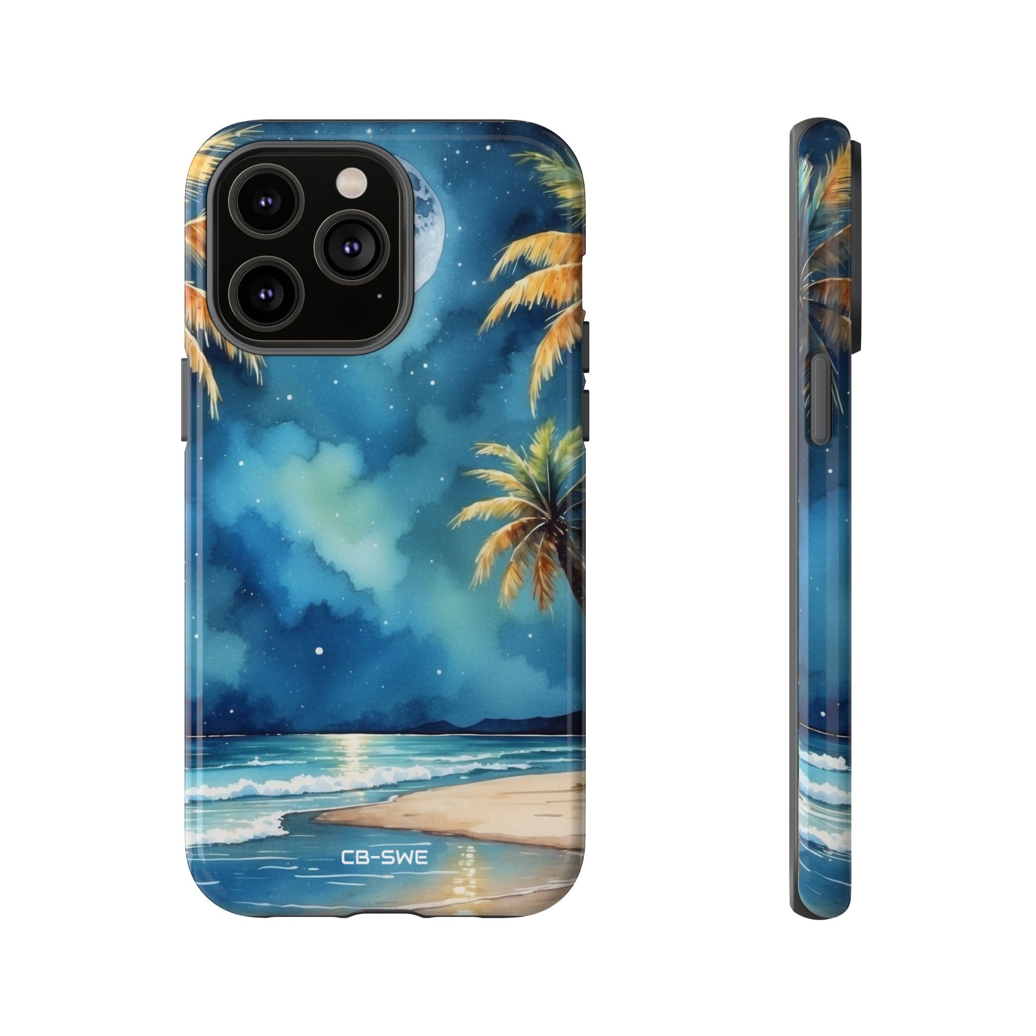 Moonlight Kisses Waves - iPhone Case