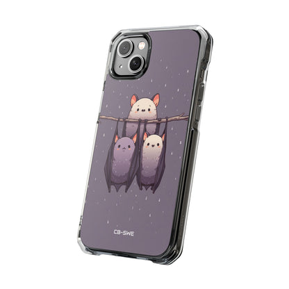 Bats Hang Playfully iPhone Case - Impact