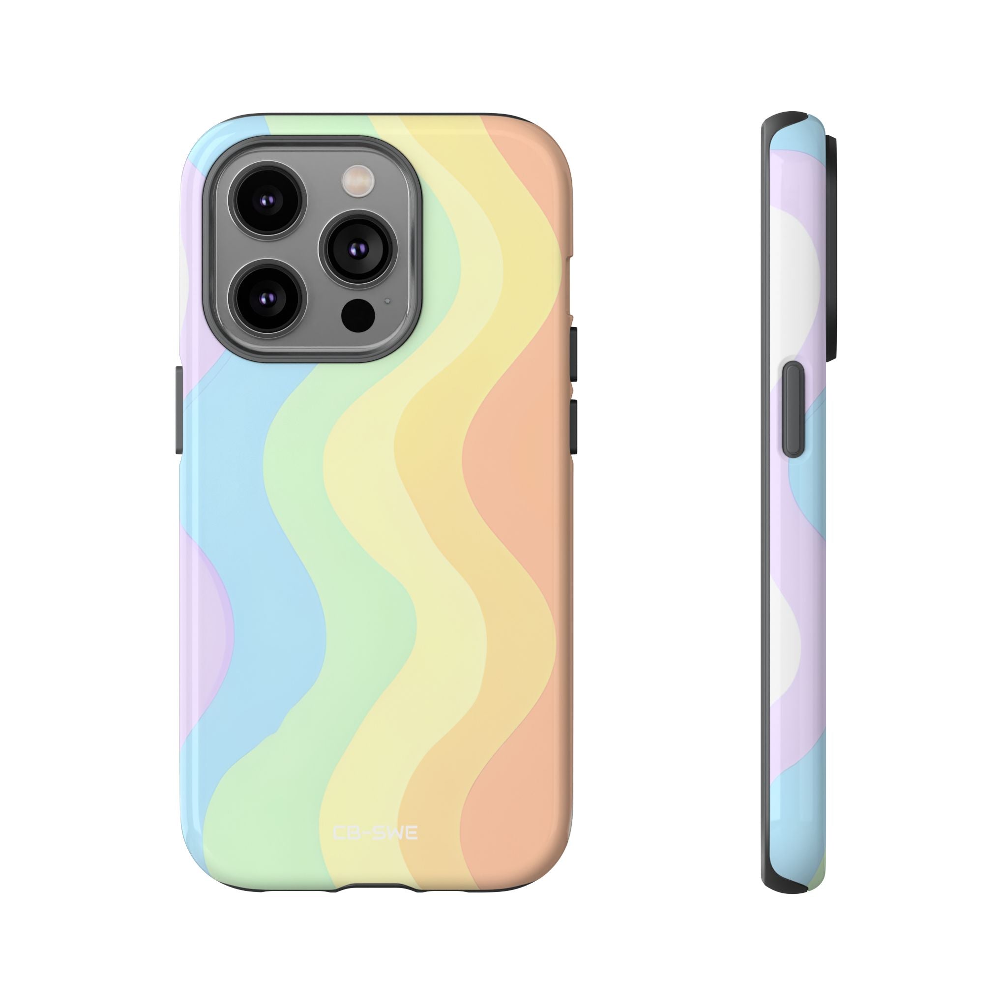 Pastel Waves Flow - iPhone Case