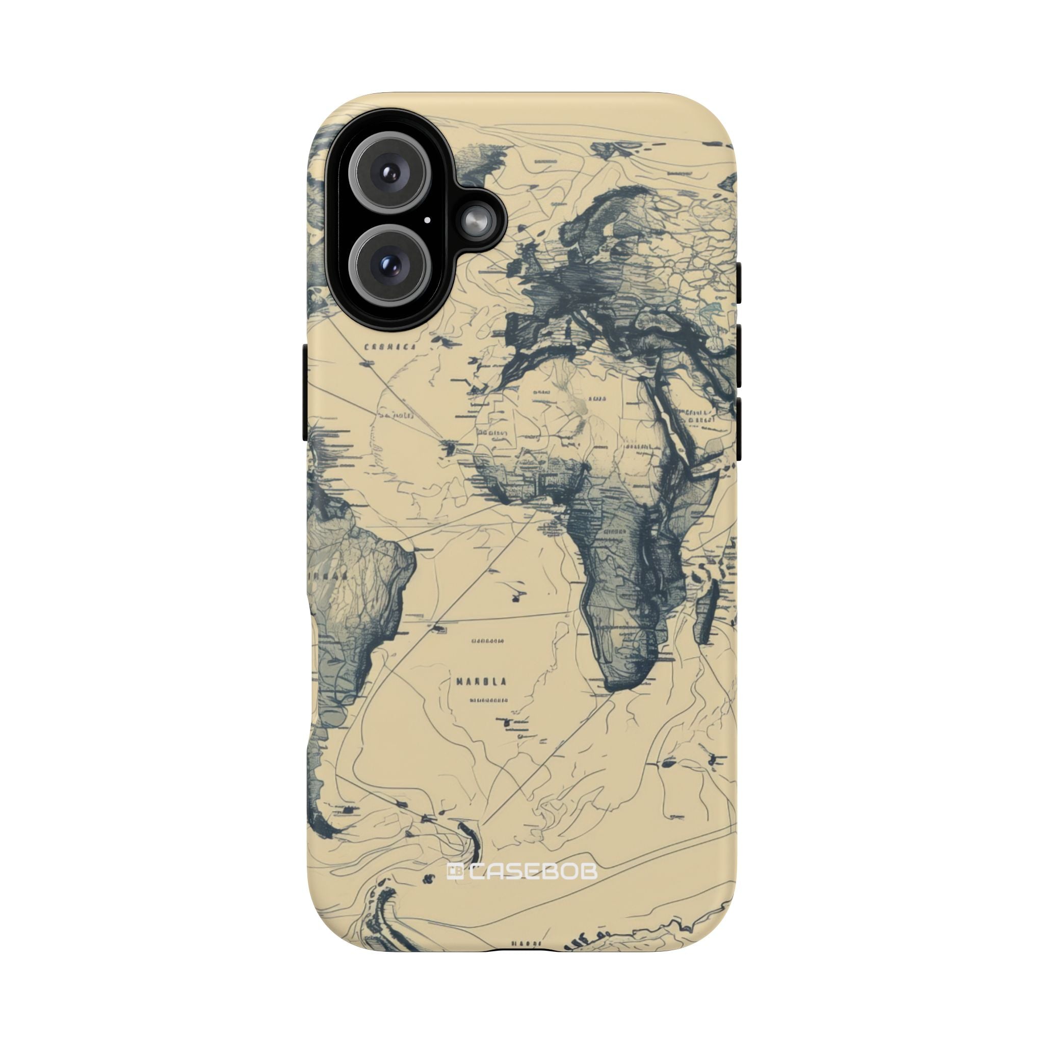 Vintage Cartographic Exploration Map - for iPhone 16