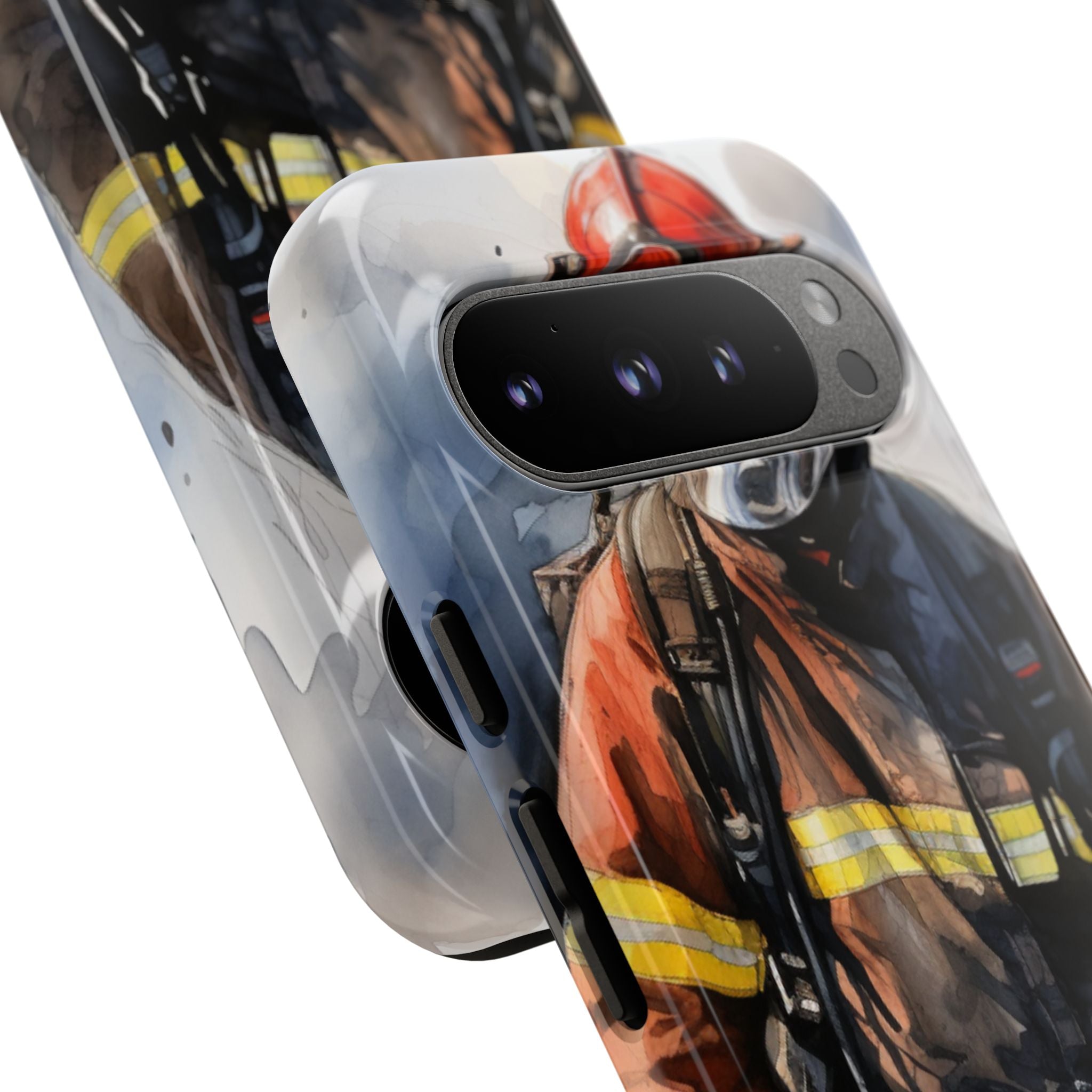 Firefighter In Motion - Google Pixel Case