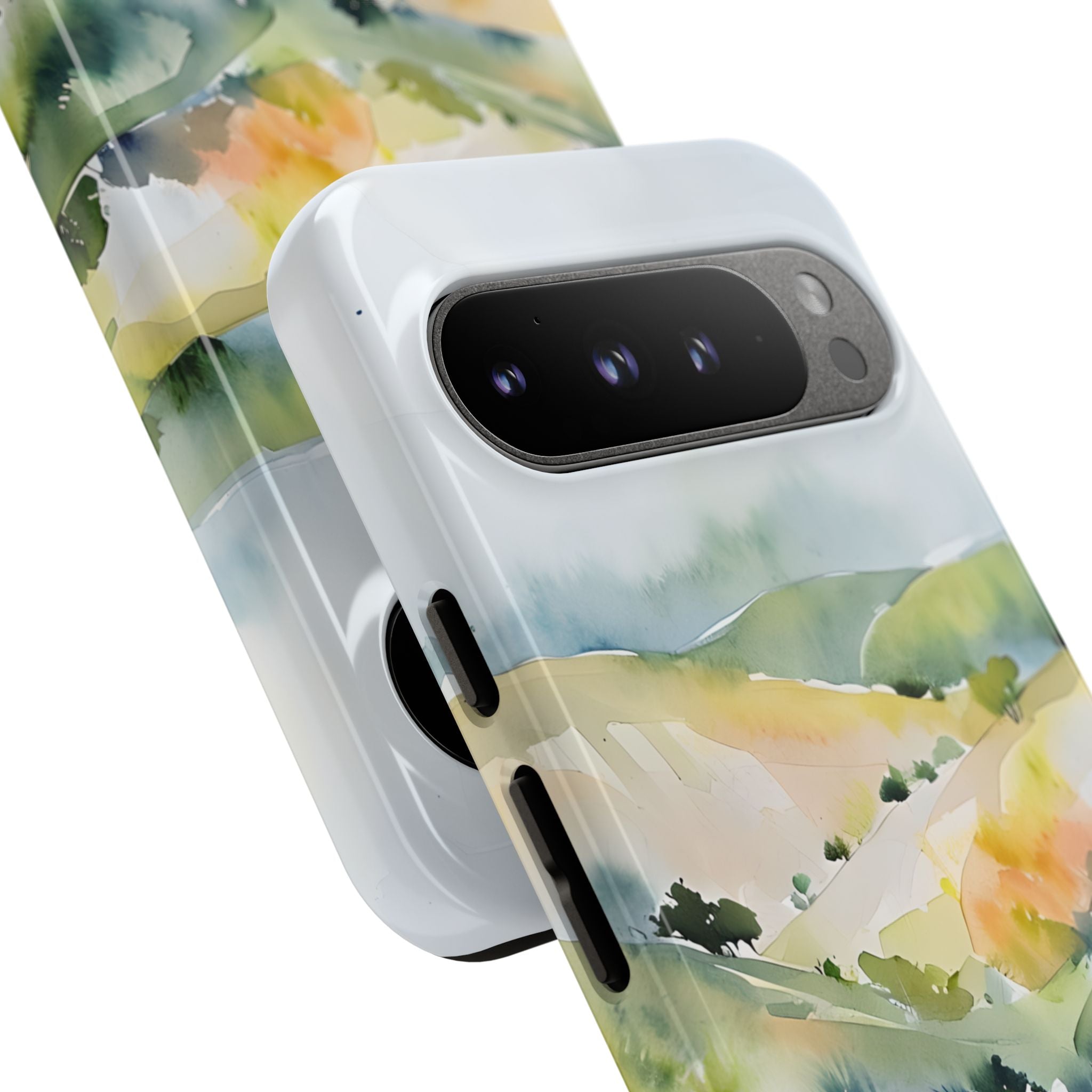 Misty Hills Watercolor - Google Pixel Case