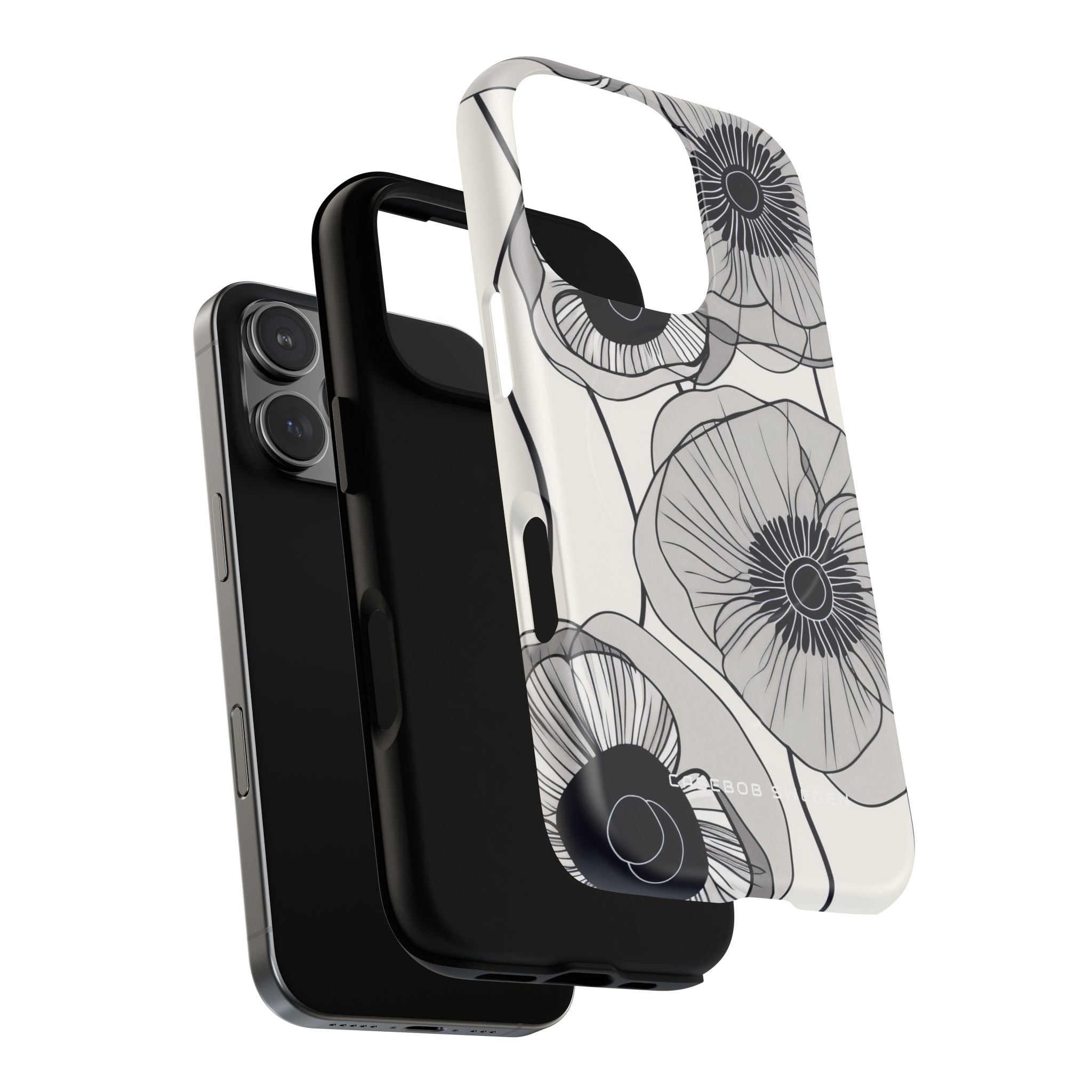 Modern Minimalist Flowers iPhone 16 | Tough+ Phone Case