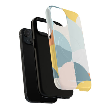 Abstract Geometric Calm - Tough + MagSafe® iPhone 15 Phone Case